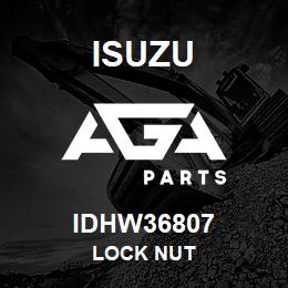 IDHW36807 Isuzu LOCK NUT | AGA Parts