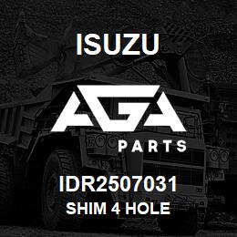 IDR2507031 Isuzu SHIM 4 HOLE | AGA Parts