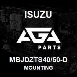 MBJDZTS40/50-D Isuzu mounting | AGA Parts