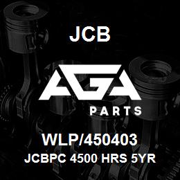 WLP/450403 JCB JCBPC 4500 HRS 5YR | AGA Parts