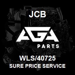 WLS/40725 JCB SURE PRICE SERVICE | AGA Parts