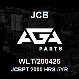 WLT/200426 JCB JCBPT 2000 HRS 5YR | AGA Parts