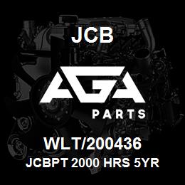 WLT/200436 JCB JCBPT 2000 HRS 5YR | AGA Parts