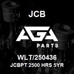 WLT/250436 JCB JCBPT 2500 HRS 5YR | AGA Parts