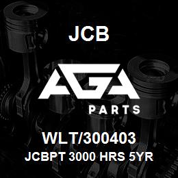 WLT/300403 JCB JCBPT 3000 HRS 5YR | AGA Parts