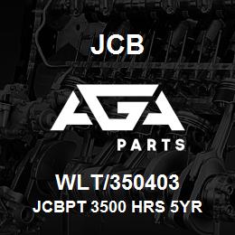 WLT/350403 JCB JCBPT 3500 HRS 5YR | AGA Parts