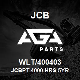 WLT/400403 JCB JCBPT 4000 HRS 5YR | AGA Parts