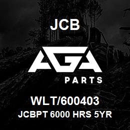 WLT/600403 JCB JCBPT 6000 HRS 5YR | AGA Parts