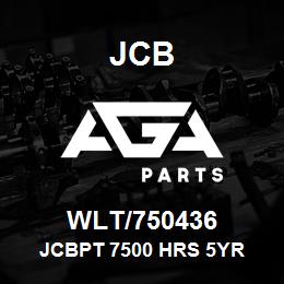 WLT/750436 JCB JCBPT 7500 HRS 5YR | AGA Parts