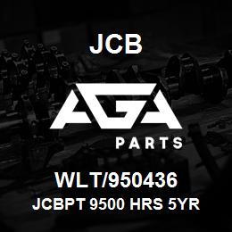 WLT/950436 JCB JCBPT 9500 HRS 5YR | AGA Parts