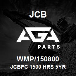 WMP/150800 JCB JCBPC 1500 HRS 5YR | AGA Parts