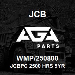 WMP/250800 JCB JCBPC 2500 HRS 5YR | AGA Parts