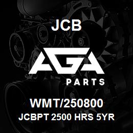 WMT/250800 JCB JCBPT 2500 HRS 5YR | AGA Parts