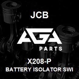 X208-P JCB Battery Isolator Switch | AGA Parts