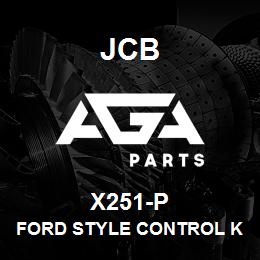 X251-P JCB Ford Style Control Kit | AGA Parts