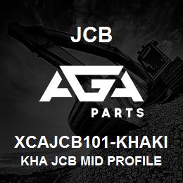 XCAJCB101-KHAKI JCB Kha Jcb Mid Profile Cap | AGA Parts