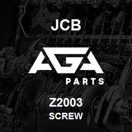 Z2003 JCB SCREW | AGA Parts