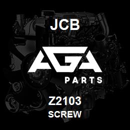 Z2103 JCB SCREW | AGA Parts