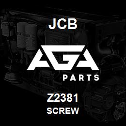 Z2381 JCB SCREW | AGA Parts