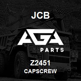 Z2451 JCB CAPSCREW | AGA Parts