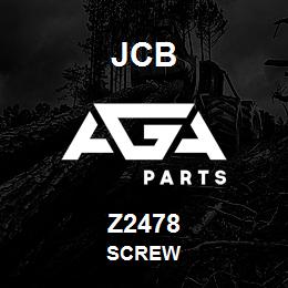 Z2478 JCB SCREW | AGA Parts