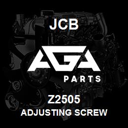 Z2505 JCB ADJUSTING SCREW | AGA Parts