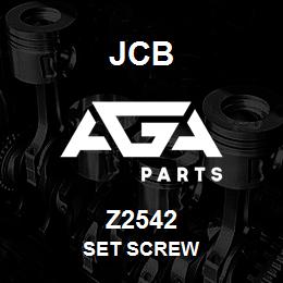 Z2542 JCB SET SCREW | AGA Parts