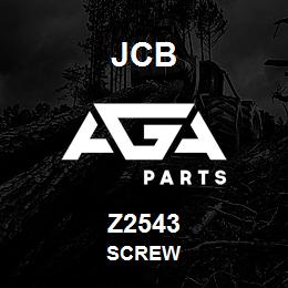 Z2543 JCB SCREW | AGA Parts