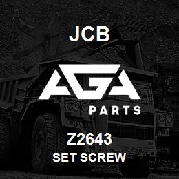 Z2643 JCB SET SCREW | AGA Parts