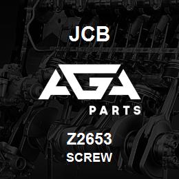 Z2653 JCB SCREW | AGA Parts