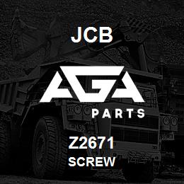 Z2671 JCB SCREW | AGA Parts