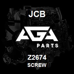 Z2674 JCB SCREW | AGA Parts