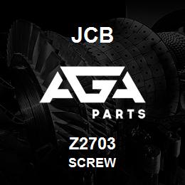 Z2703 JCB SCREW | AGA Parts