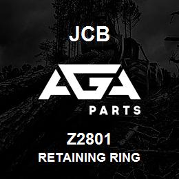 Z2801 JCB Retaining Ring | AGA Parts
