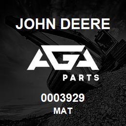0003929 John Deere MAT | AGA Parts