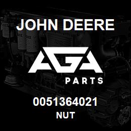 0051364021 John Deere NUT | AGA Parts