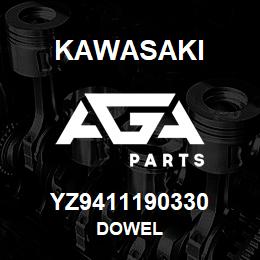 YZ9411190330 Kawasaki DOWEL | AGA Parts