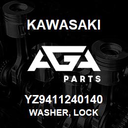 YZ9411240140 Kawasaki WASHER, LOCK | AGA Parts