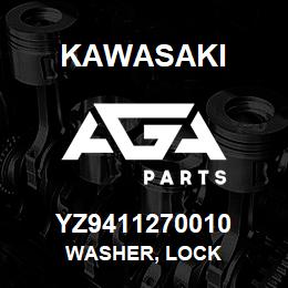 YZ9411270010 Kawasaki WASHER, LOCK | AGA Parts