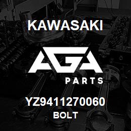 YZ9411270060 Kawasaki BOLT | AGA Parts