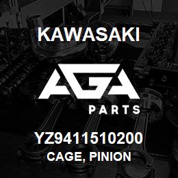 YZ9411510200 Kawasaki CAGE, PINION | AGA Parts