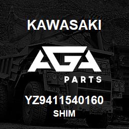 YZ9411540160 Kawasaki SHIM | AGA Parts