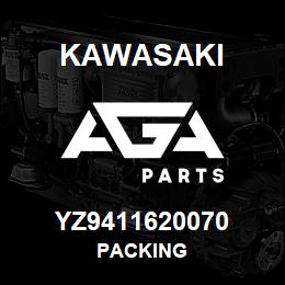 YZ9411620070 Kawasaki PACKING | AGA Parts