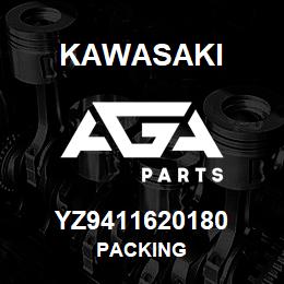 YZ9411620180 Kawasaki PACKING | AGA Parts