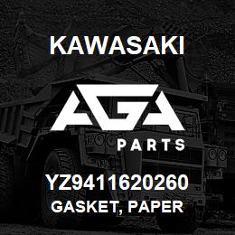 YZ9411620260 Kawasaki GASKET, PAPER | AGA Parts