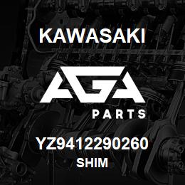 YZ9412290260 Kawasaki SHIM | AGA Parts