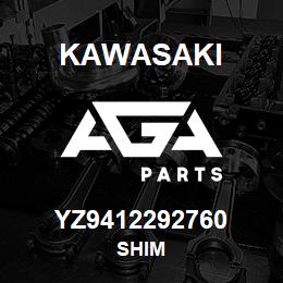 YZ9412292760 Kawasaki SHIM | AGA Parts