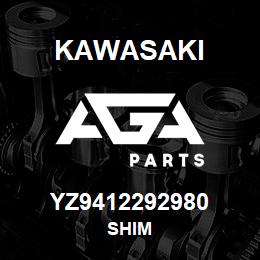 YZ9412292980 Kawasaki SHIM | AGA Parts