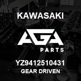 YZ9412510431 Kawasaki GEAR DRIVEN | AGA Parts