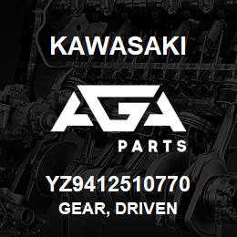 YZ9412510770 Kawasaki GEAR, DRIVEN | AGA Parts